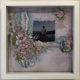 Embellish It - 12x12" Shadow Box Frame - White