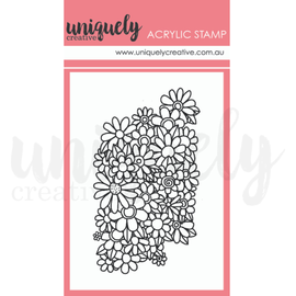 Uniquely Creative - Roots & Wings - Mini Acrylic Stamp "Posey "