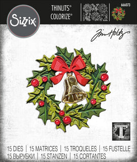 Sizzix - Tim Holtz Thinlits - Yuletide Colorize (666073)