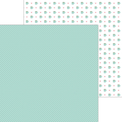 Doodlebug Design Inc - My Happy Place - 12x12 Paper "Mint to Be