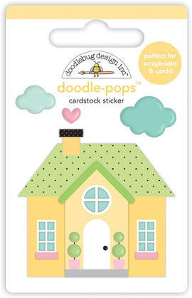 Doodlebug Design Inc - Doodle-Pops Cardstock Sticker - Cozy Cottage