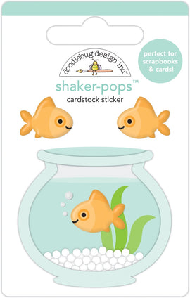 Doodlebug Design Inc - Shaker-Pops Cardstock Sticker - Fineus & Friends