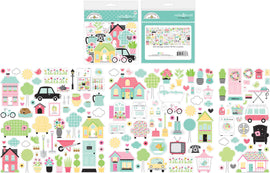 Doodlebug Design Inc - My Happy Place - Odds & Ends (Die-Cuts) (160pcs)