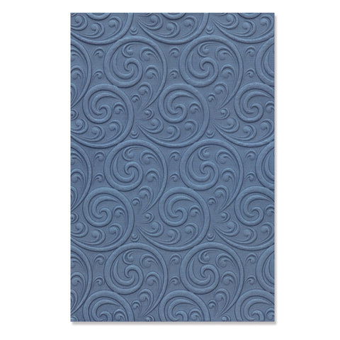 Sizzix - 3D Textured Impressions A6 - Ornamental Spiral (666054)