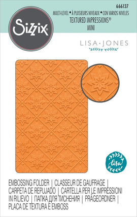 Sizzix - Lisa Jones 3D Multi level Textured Impressions Mini - Mosaic
