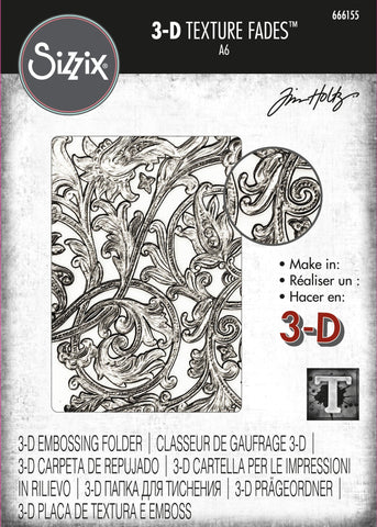 Sizzix - Tim Holtz 3D Textured Fades - Entangled (666155)