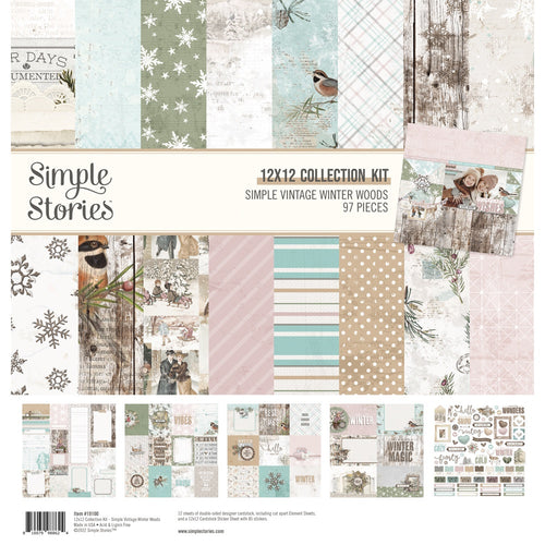 Simple Stories - Simple Vintage Winter Woods - 12x12 Collection Kit