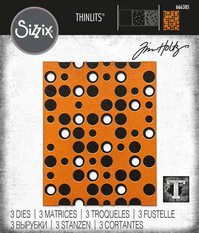 Sizzix - Tim Holtz Thinlits - Layered Dots (666385)