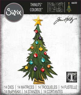 Sizzix - Tim Holtz Thinlits - Trim A Tree Colorize (666332)