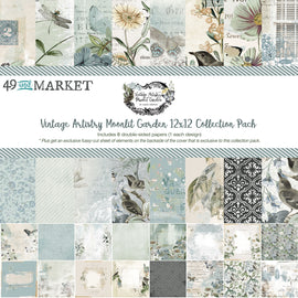 49 and Market - Vintage Artistry Moonlit Garden - 12x12 Collection Pack