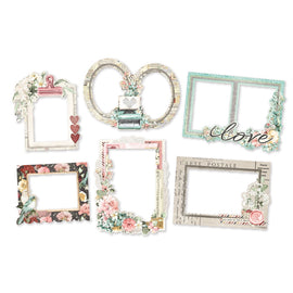 Simple Stories - Simple Vintage Love Story - Chipboard Frames (6pc)