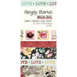 Simple Stories - Simple Vintage Love Story - Washi Tape (5 Rolls)