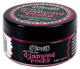Dylusions - Dyamond Rocks (Embossing Powder) - Bubblegum Pink (25g)