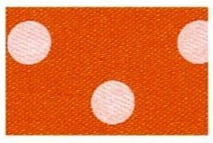 Berisfords Essentials Ribbon - Polka Dot Orange