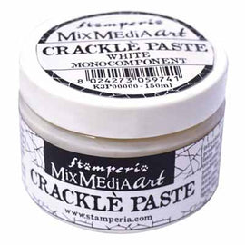 Stamperia - Mix Media Art - Crackle Paste White