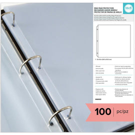We R Memory Keepers - 12x12 3-Ring Page Protectors - (100 Pack)