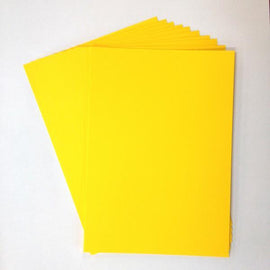 Artfull Cardstock - A5 Card Pack - Bright Yellow (10 sheets)