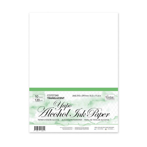 Couture Creations - Yupo Alcohol Ink Paper - Translucent A4 (10pk)