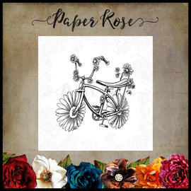 Paper Rose - Daisy Bike Stamp
