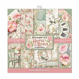 Stamperia - 8x8 Paper Pack - House of Roses