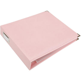 We R Memory Keepers - Classic Leather 3-Ring 12x12 Binder Album - Pretty Pink