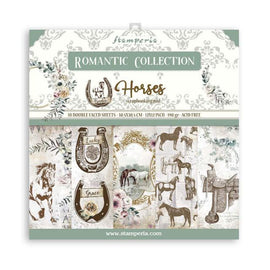 Stamperia - 12x12 Paper Pack - Romantic Collection "Horses"