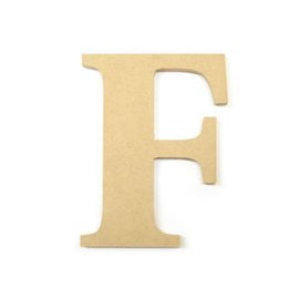 Kaisercraft 6cm Wood Letters - F