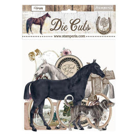 Stamperia - Romantic Collection "Horses" - Die Cuts