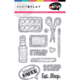 Photo Play - You Had Me At Paper - Clear Stamps