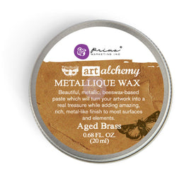 Prima Marketing - Finnabair Art Alchemy - Metallique Wax - Aged Brass