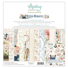 Mintay - Written Memories - 12x12 Paper Pack