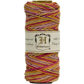Hemptique Crafters Cord - Variegated Taffy 20lb