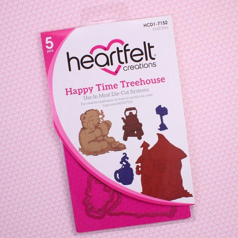 Heartfelt Creations - Beary Fun Retreat - Happy Time Treehouse - Die Set