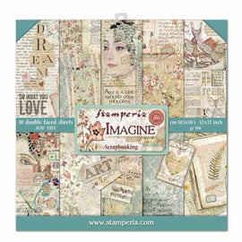 Stamperia - 12x12 Paper Pack - Imagine