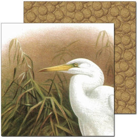 Craft Co - Pavlova NZ Birds - 12x12 Paper Kotuku Profile (PV12001)