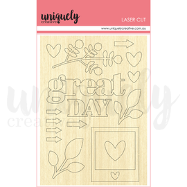 Uniquely Creative - Fresh Folk - Wooden Laser Cuts