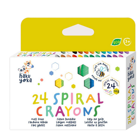Avenir - Haku Yoka - Spiral Crayons - 24 Pack
