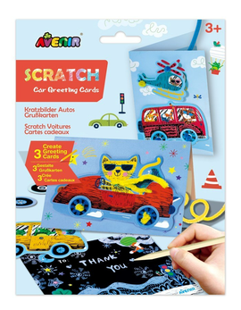 Avenir - Scratch Greeting Cards - Cars