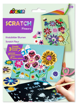 Avenir - Scratch Greeting Cards - Flower