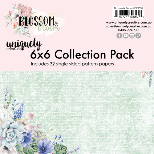 Uniquely Creative - Blossom & Bloom - 6x6 Collection Pack