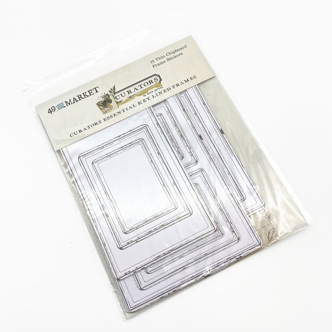 49 and Market - Curators Essential Key Lined Chipboard Frames