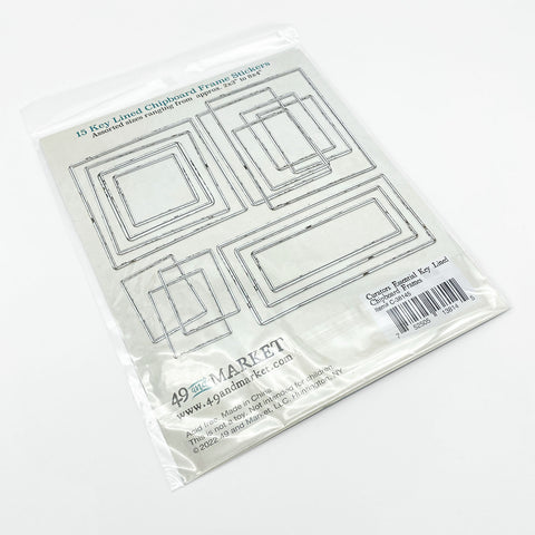 49 and Market - Curators Essential Key Lined Chipboard Frames