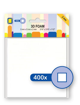 JEJE 3D Foam 5mm Squares - 1mm Thick