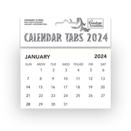 Couture Creations - 2024 Calendar Tabs (10 Sets of 12 Mths) 47x74mm