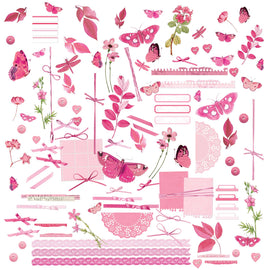 49 and Market - Color Swatch Blossom - Laser Cut Elements (Ephemera)