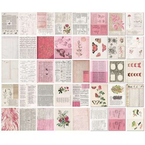 49 and Market - Color Swatch Blossom - 6x8 Collage Sheets (40pc)