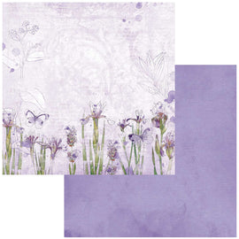49 and Market - Color Swatch Lavender - 12x12 Paper #1