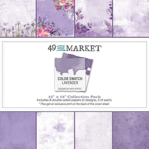 49 and Market - Color Swatch Lavender - 12x12 Collection Pack