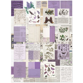 49 and Market - Color Swatch Lavender - 6x8 Collage Sheets (40pc)