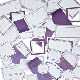 49 and Market - Color Swatch Lavender - Envelope Bits